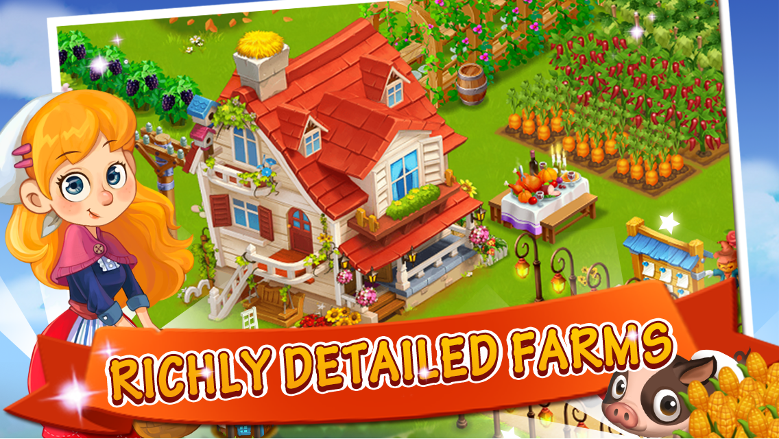 Happy Farm:Candy Day V2.4.5 APK MOD (Dinero Ilimitado) Full para android