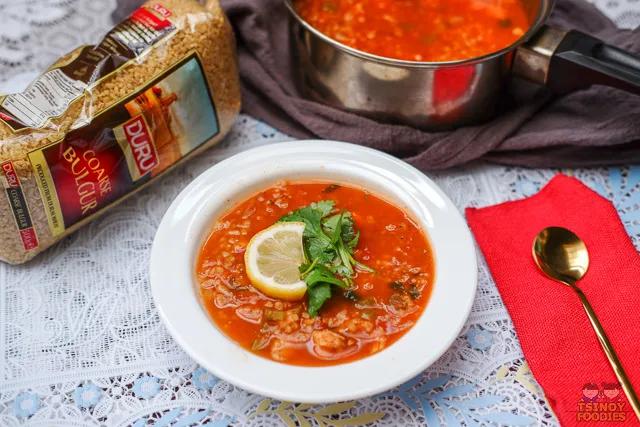 Chicken Tomato Bulgur Soup Recipe