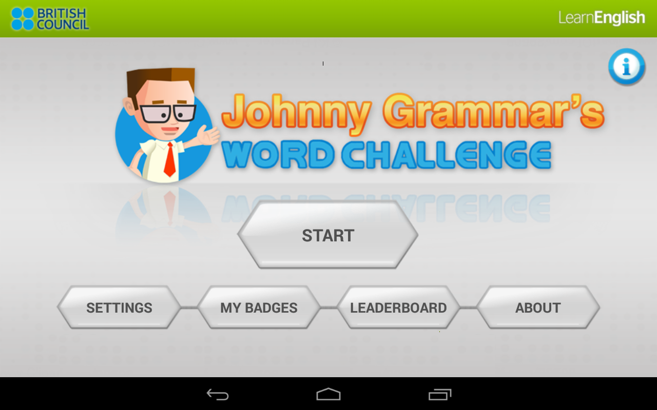 Johnny Grammar's Word Challenge