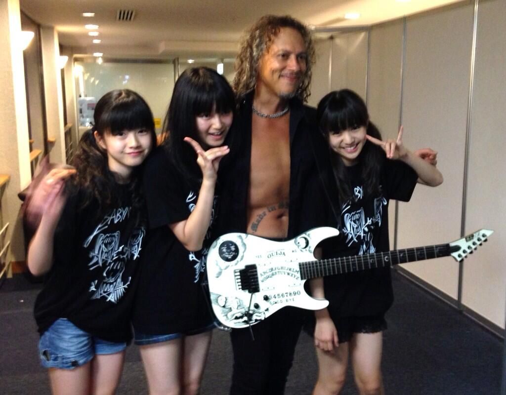 BABYMETAL with Kirk Hammett of Metallica