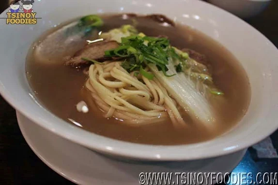 sliced beef noodle soup