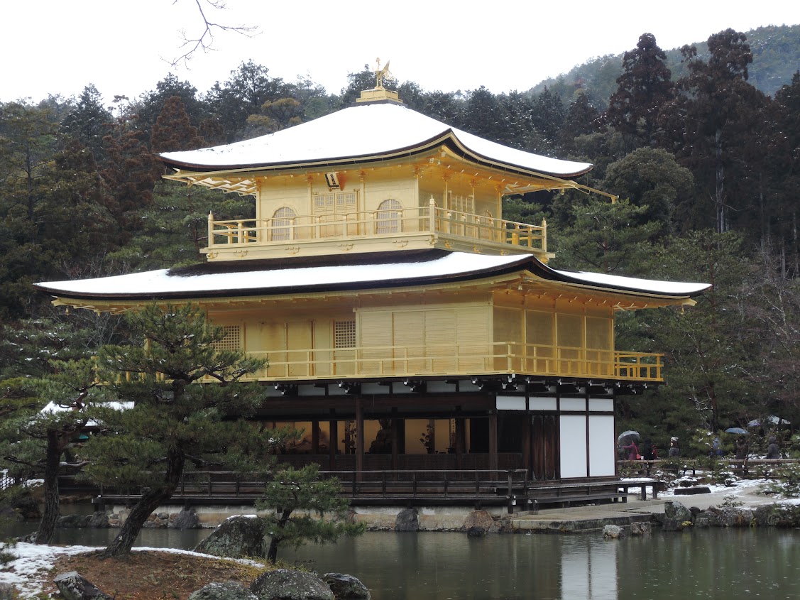京都・金閣寺と北野天満宮（けいおん！聖地）