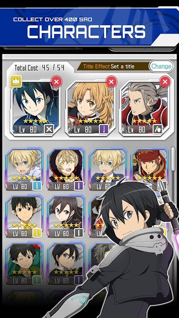 Sword Art Online Memory Defrag Mod APK