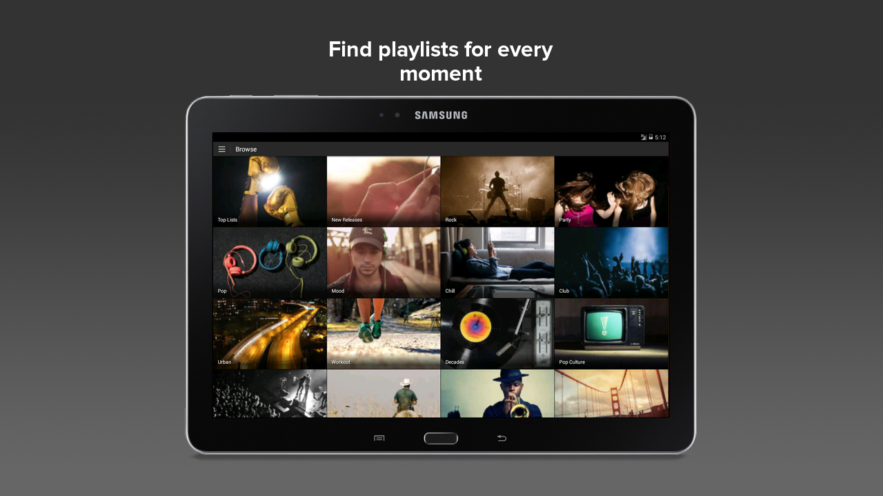 Spotify Play Music any your android mobile, tablet, or computer 
