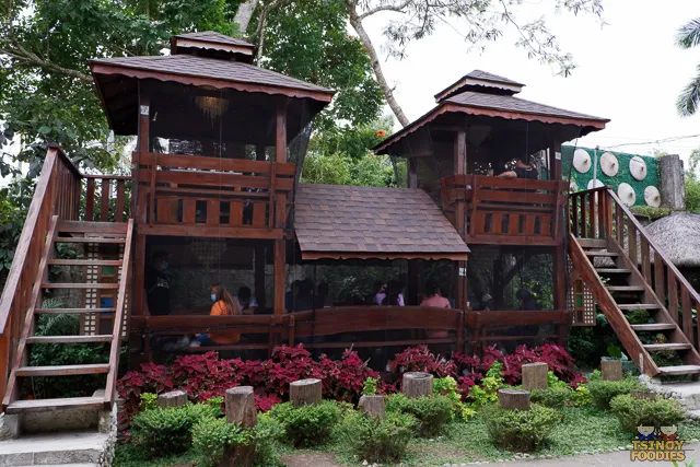 salakot two-storey huts