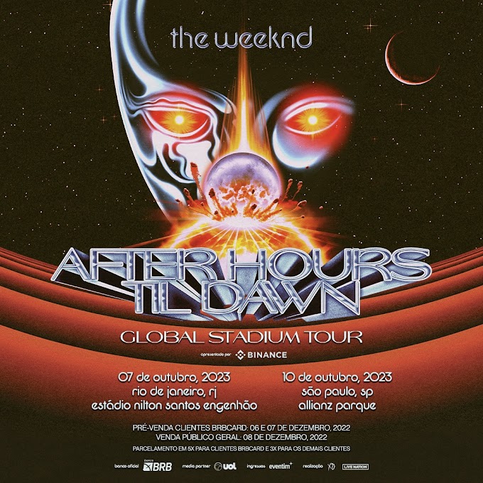 The Weeknd anuncia shows no Brasil da turnê "After Hours Til Dawn"