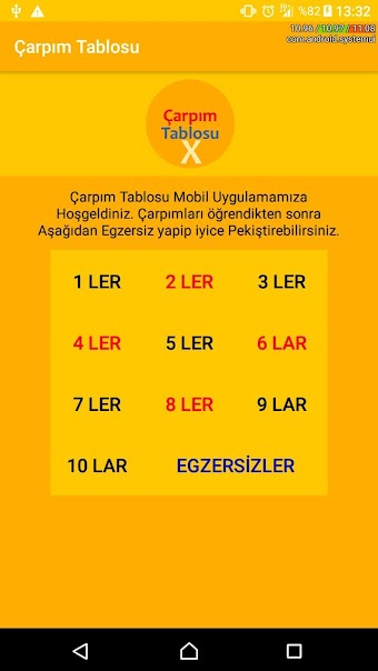 Çarpma Öğreniyorum Uygulaması