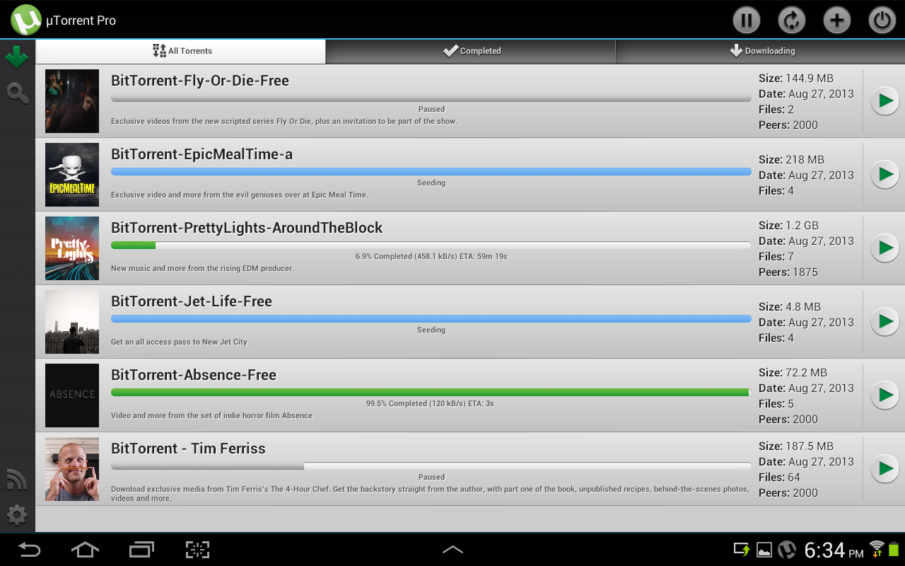 µTorrent® Pro - Torrent App v1.21 APK Media & Video Apps Free Download