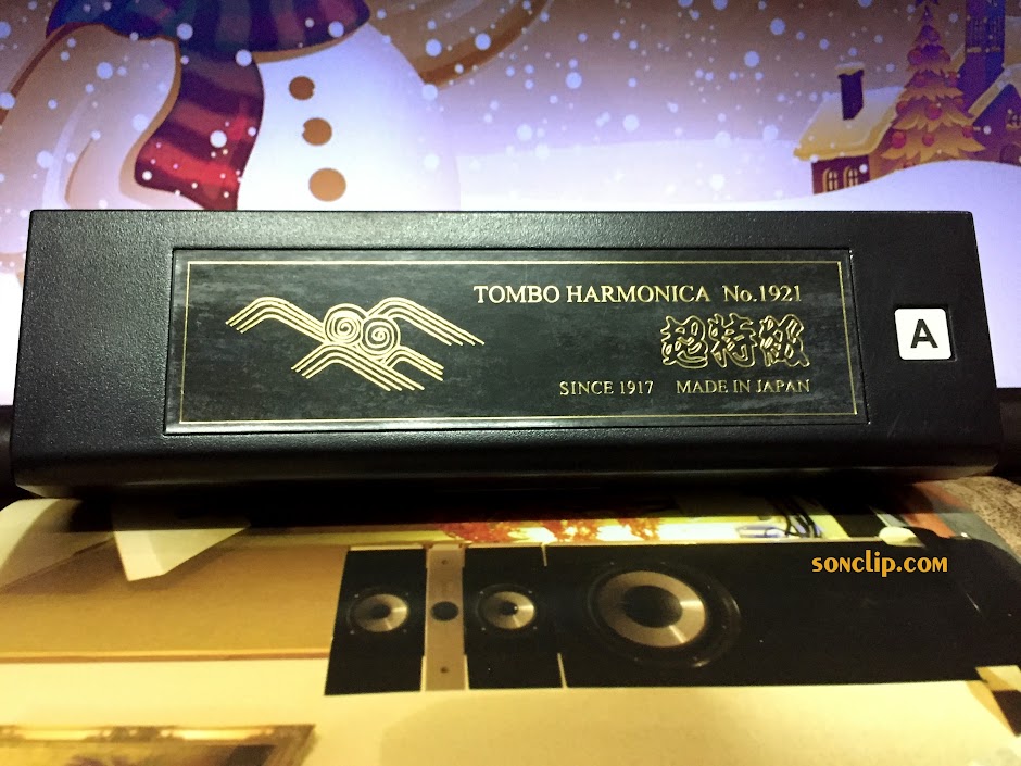 Kèn Harmonica - Tombo Super 21 Deluxe Gold (Key A)