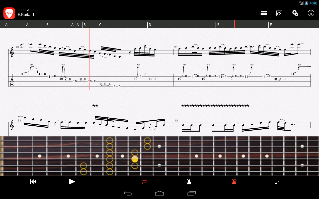 Guitar Pro v1.5.4 APK free