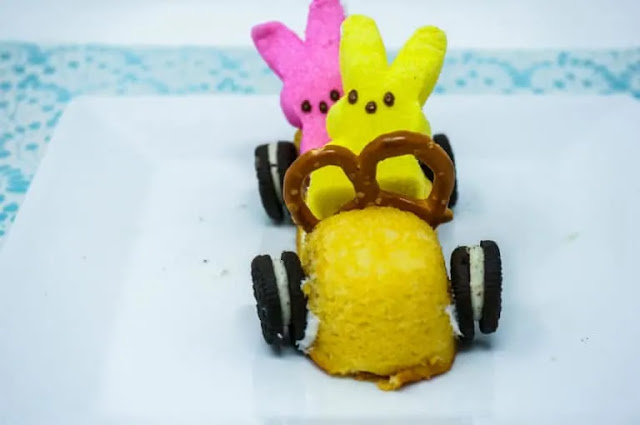 How To Make Easter Bunny Peeps Race Cars