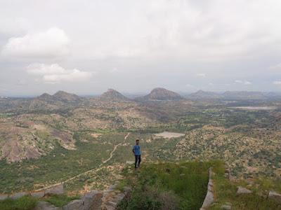 Ashok at the end of the world spot at channarayanadurga