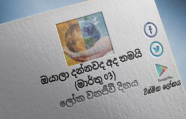 දවසේ වැදගත්කම - මාර්තු 03 ලෝක වනජීවී දිනය (Significance Of The Day - March 03 World Wildlife Day) - Your Choice Way