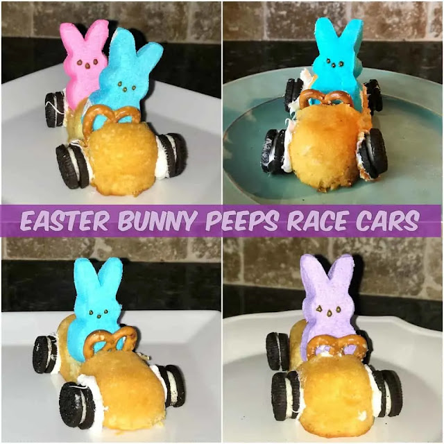 How To Make Easter Bunny Peeps Race Cars