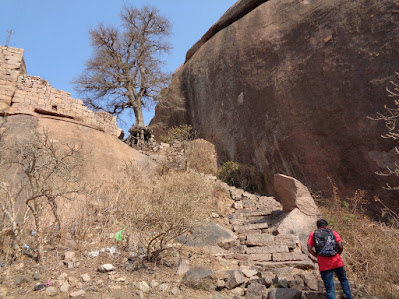 second stretch of nijagal is easy with steps until almost the top