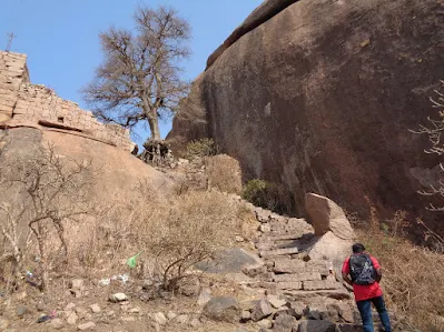 second stretch of nijagal is easy with steps until almost the top