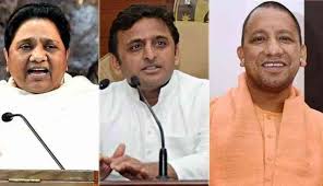 Image result for modi yogi amit shah akhilesh mayawati