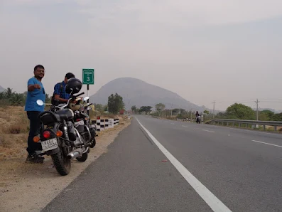 The ride to madakasira on the good roads via Madhugiri