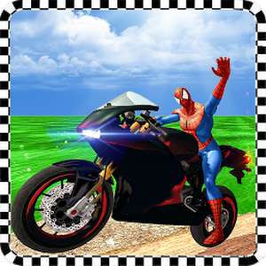 Super Hero Moto Highway Stunts