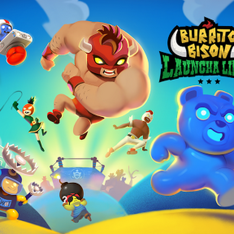 Burrito Bison Launcha Libre เกมพานักมวยปล้ำสู่จุดหมาย