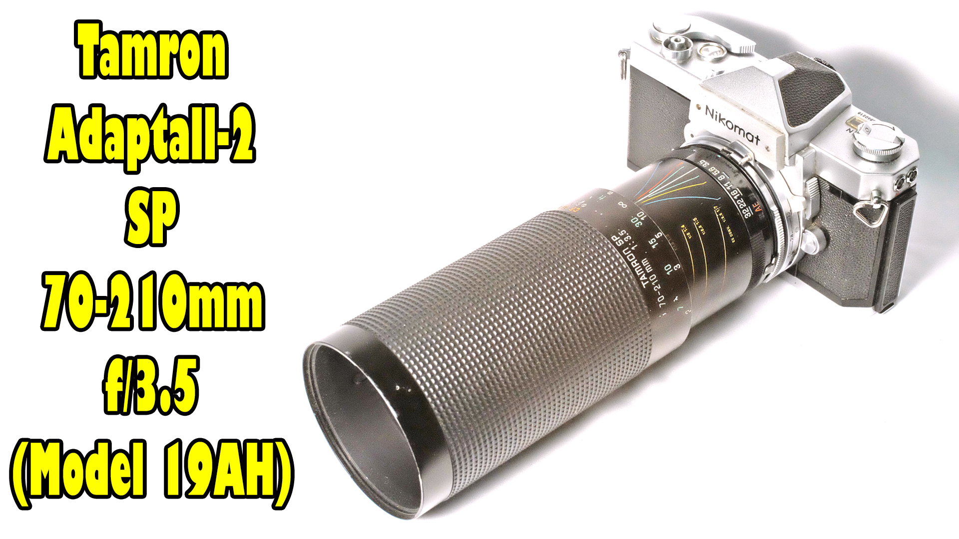 Tamron Adaptall-2 SP 70-210mm f/3.5 MACRO (Model 19AH, 1984-1999)