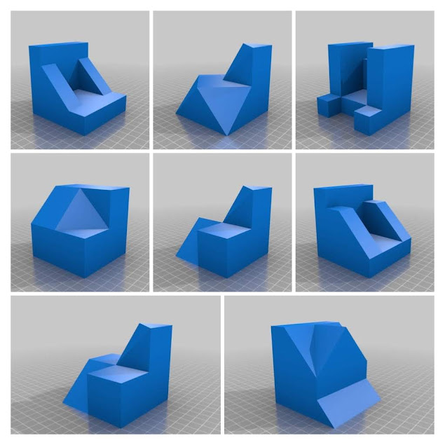 Modelos 3D para la obtención de las vistas