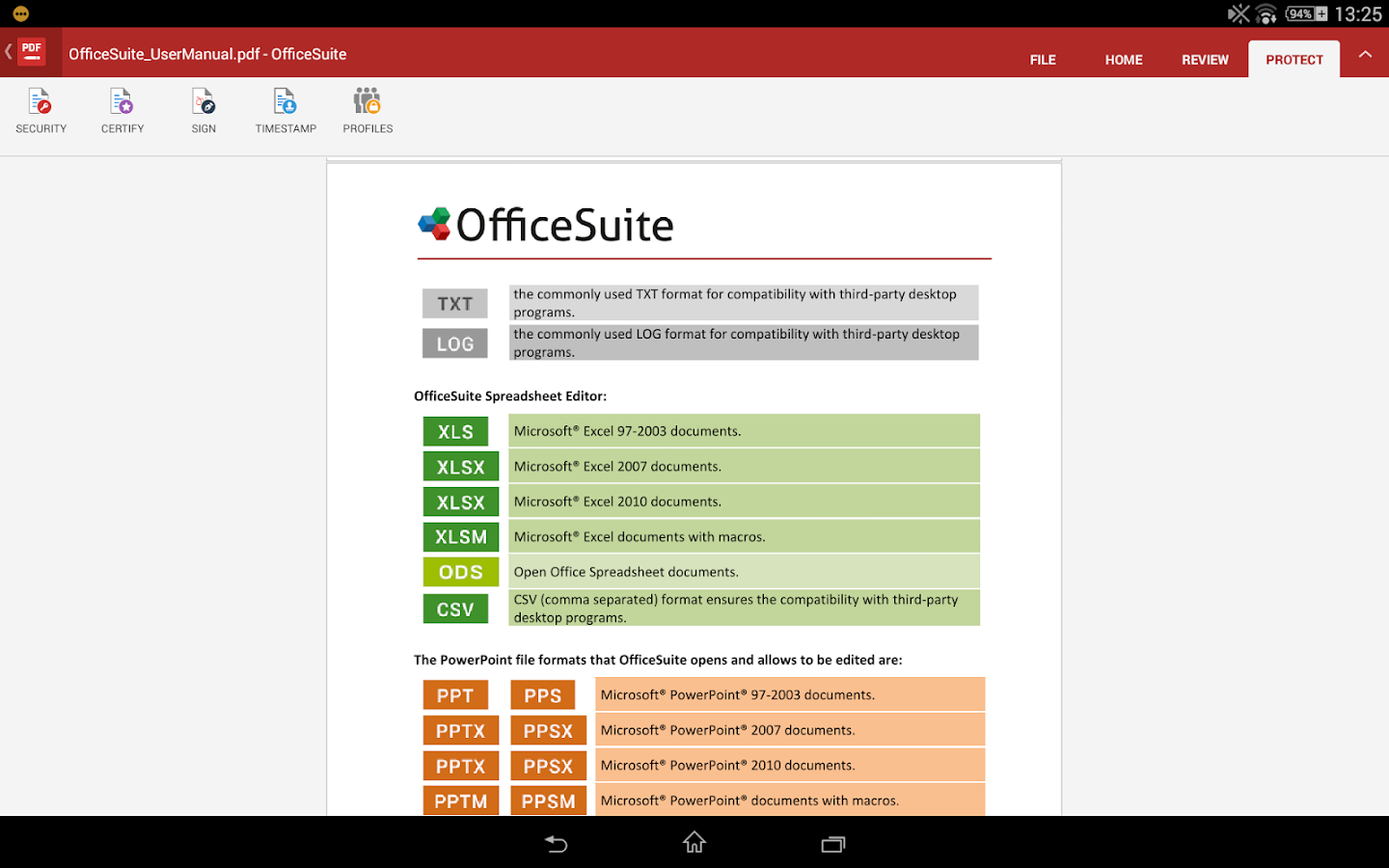 OfficeSuite Pro 8 (PDF & HD) Apk Android