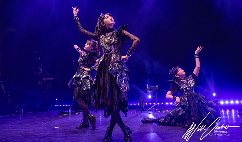 BABYMETAL performing Shanti Shanti Shanti