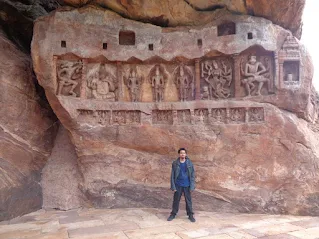 Sippy at the badami cave temples