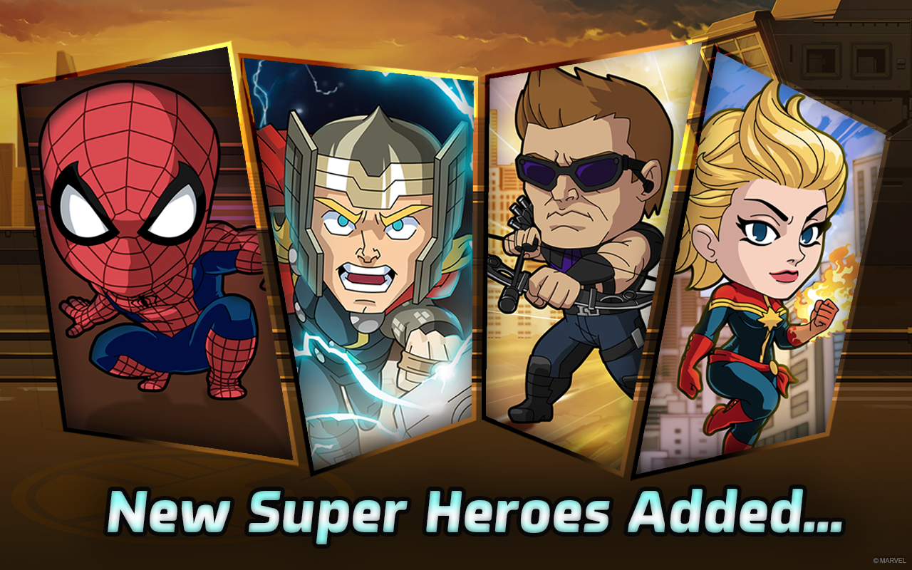 Marvel Run Jump Smash! v1.0.1 APK Arcade & Action Games Free Download