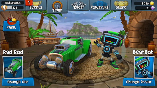 Download Beach Buggy Racing 2 V1.5.0 Mod Apk Unlimited Money Free Shopping For Android thedroidmod.com