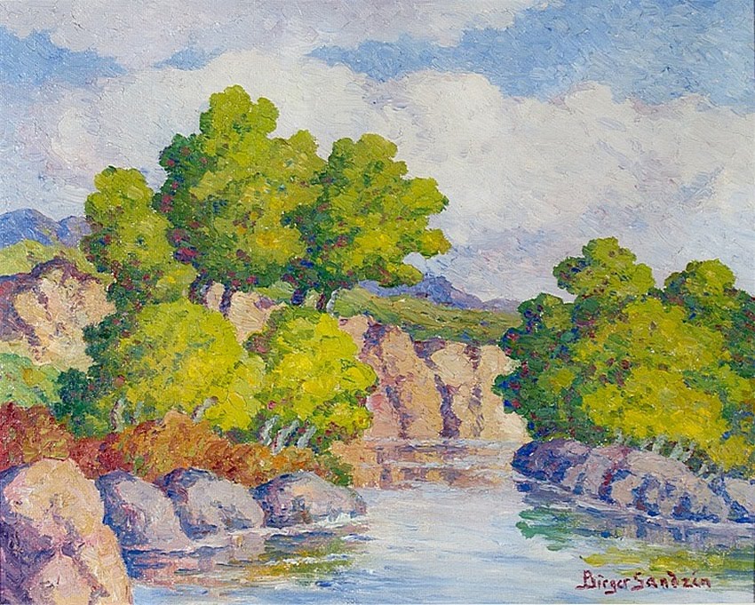 Autumn Chord Smoky Hill River Kansas, 1951 Swen Birger Sandzen Swedish-American painter