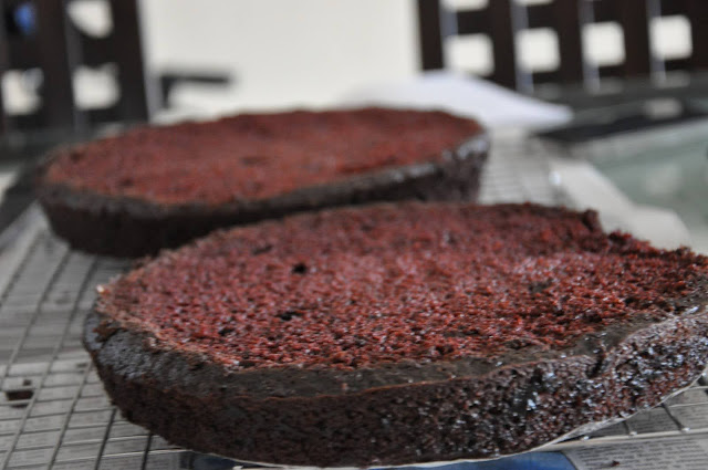 Eggless Chocolate Cake With Chocolate Frosting