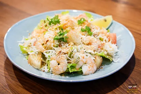 shrimp and pomelo salad