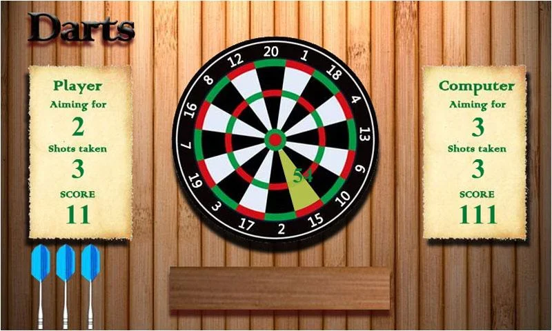 Android 3D Darts