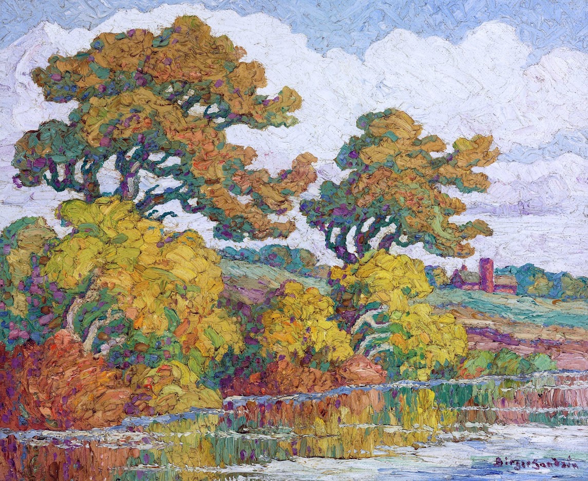 Willow and Cottonwood, Smoky Hill River, 1939