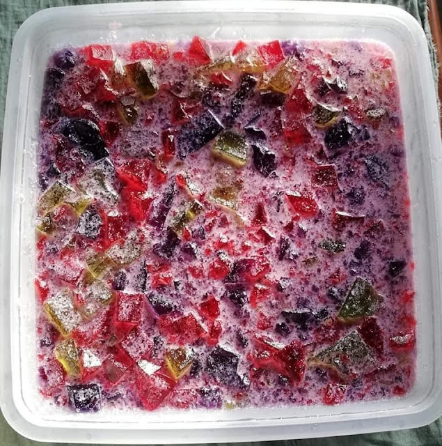 බ්‍රෝකන් ග්ලාස් ජෙලි පුඩිම හදමු (Broken Glass Jelly Pudding) - Your Choice Way