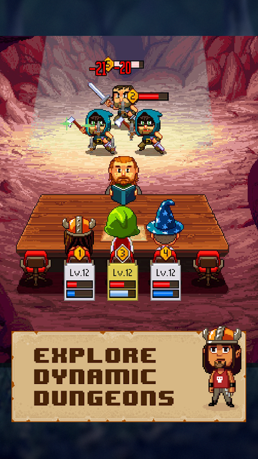 Free Download Knights of Pen & Paper 2, Gratis Android Game