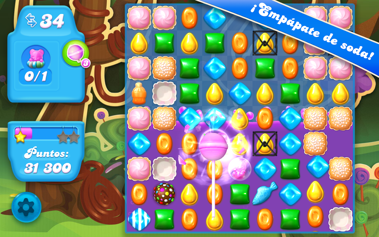 Candy Crush Soda Saga V1.0.2 Mod - Vidas Ilimitadas FULL APK