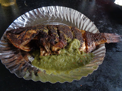 The famous buyyondadi fish fry with the very tasty chutney