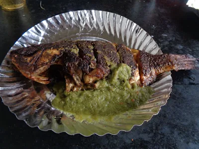 The famous buyyondadi fish fry with the very tasty chutney