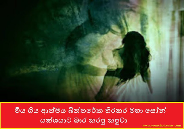 මිය ගිය ආත්මය බිත්තරේක හිරකර මහා සෝන් යක්ශයාට බාර කරපු කපුවා (Real Story) - Your Choice Way