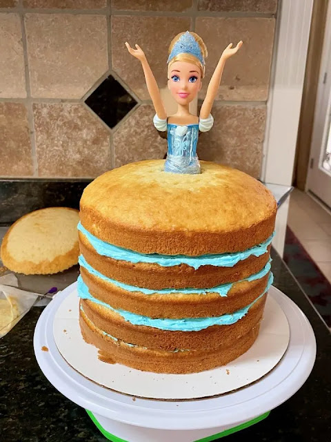 Cinderella Doll Dress Cake