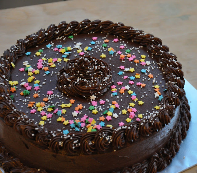 Eggless Chocolate Cake With Chocolate Frosting
