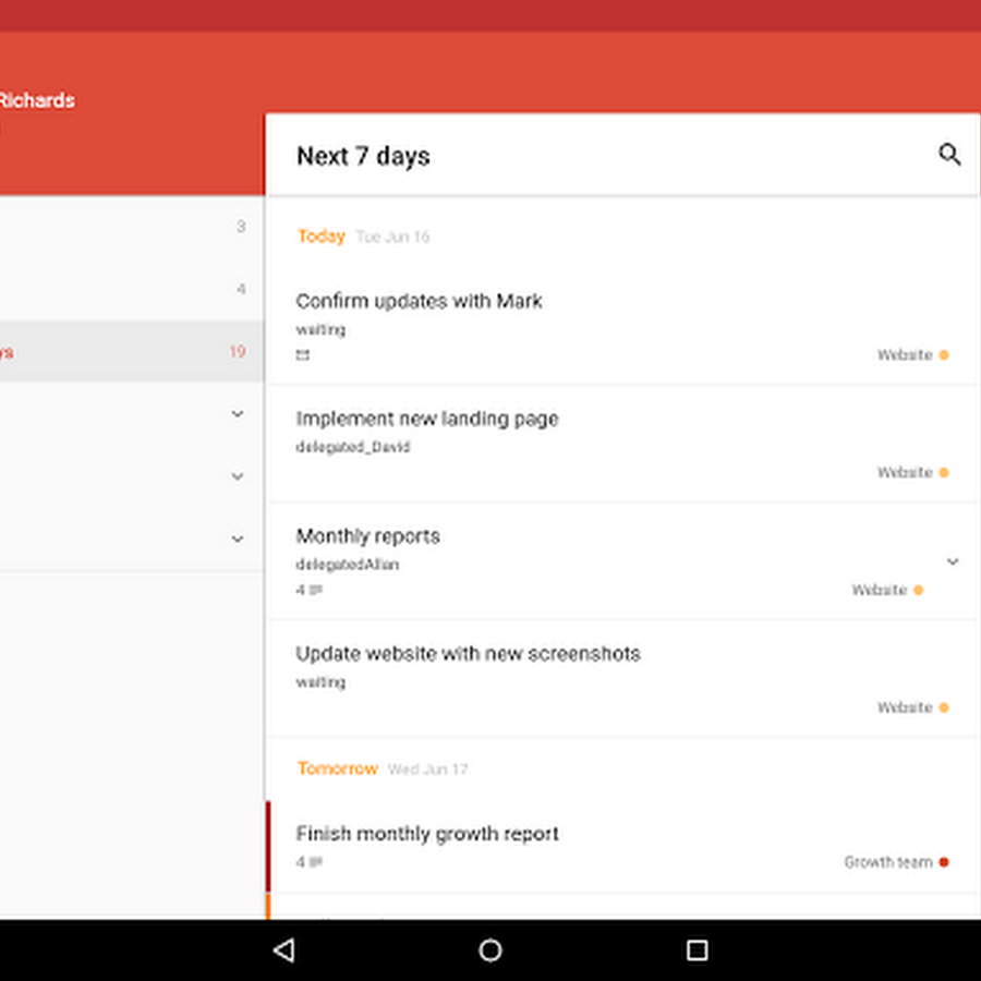 Todoist keyboard shortcuts