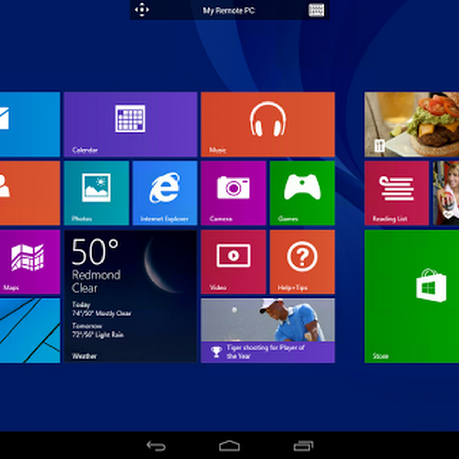 تطبيق أندرويد جديد من ميكروسوفت يتيح التحكّم بنضام الويندوز 8 من خلال المحمول " Microsoft Remote Desktop "