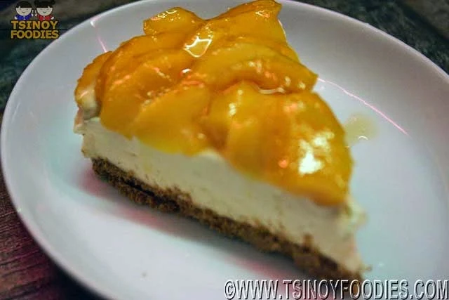 peach cheesecake