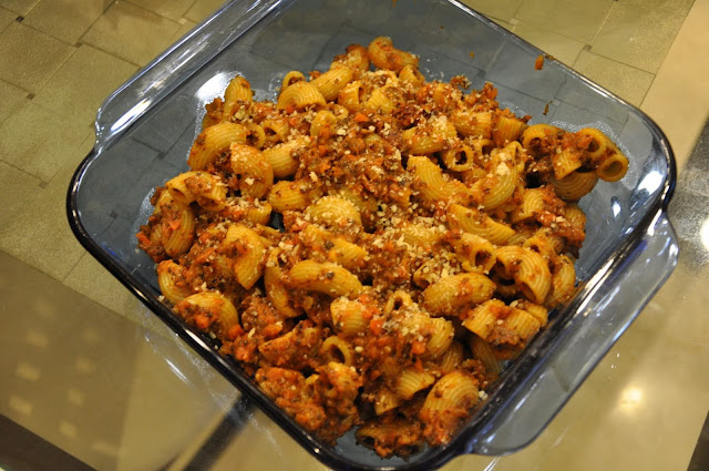 Mushroom Bolognese With Elbow Pasta