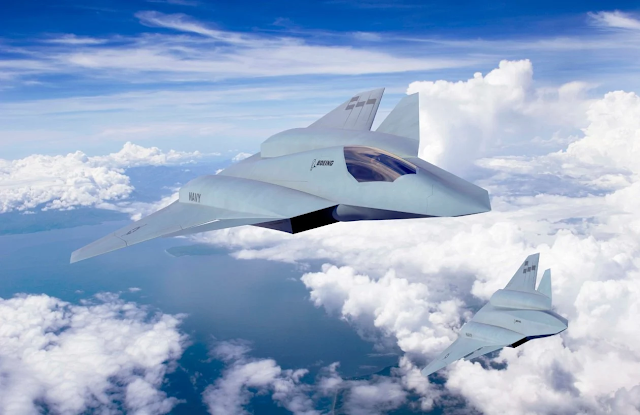 Boeing F/A-XX, is featured in a document titled Naval Aviation Vision 2030-2035