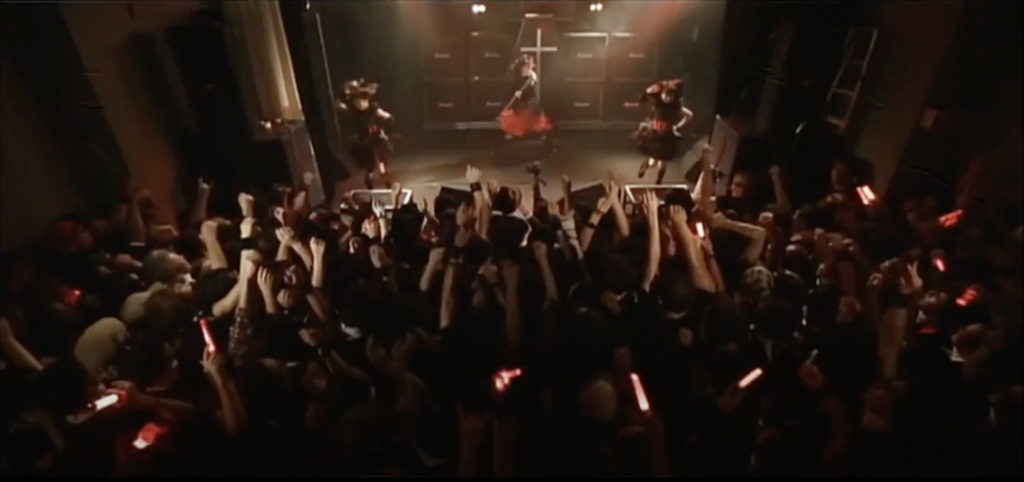 BABYMETAL performing at the Meguro Rock-May-Kan